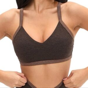 Buffbunny 🐰 dream heather contrast Sports bra